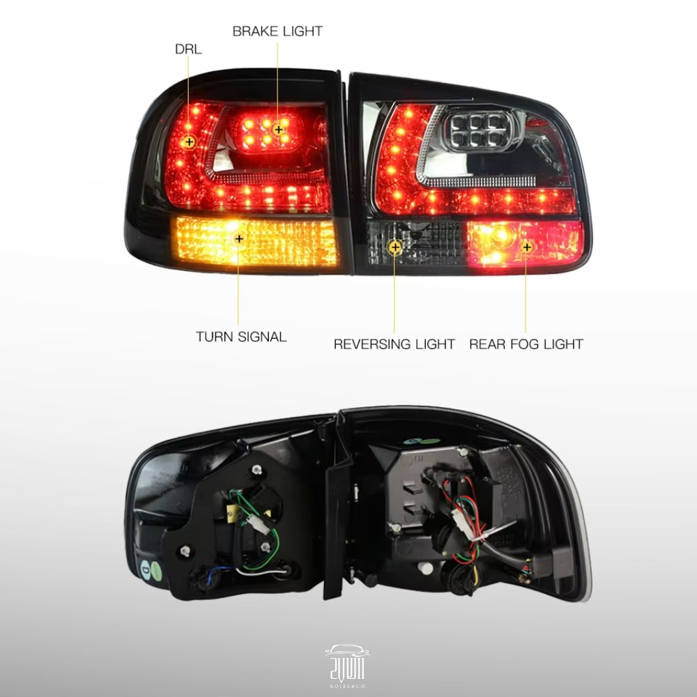 VW Touareg (2003–2010) LED Rear Tail Lights – Facelift Style Brake & Stop Lights