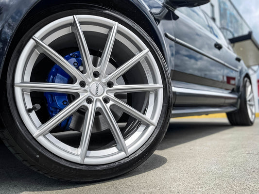 Hussla MOZ Alloy Wheels – Volkswagen Touareg Fitment | Premium Crystal Silver