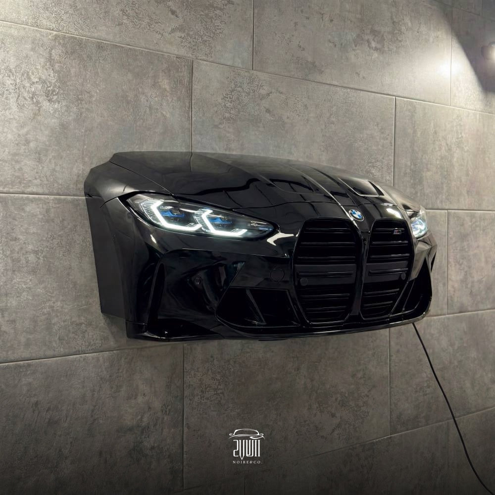 The M-series Collection BMW M8 Front-End Display by Noire&Co.