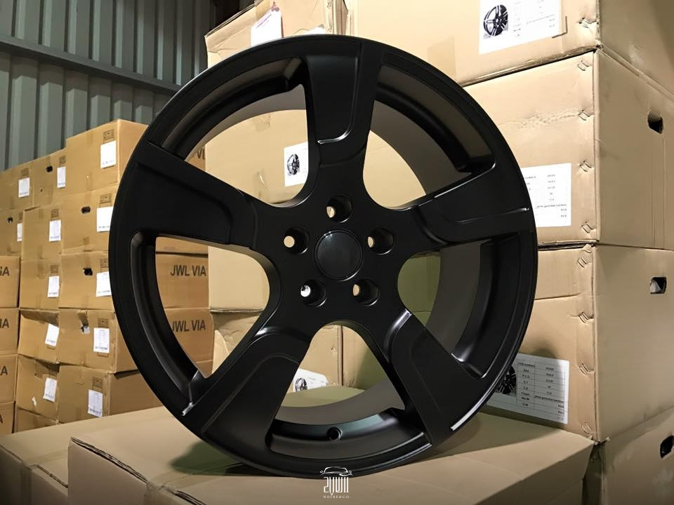20″ VW Sportline Style Alloy Wheels – Satin Black – 950kg Load Rated