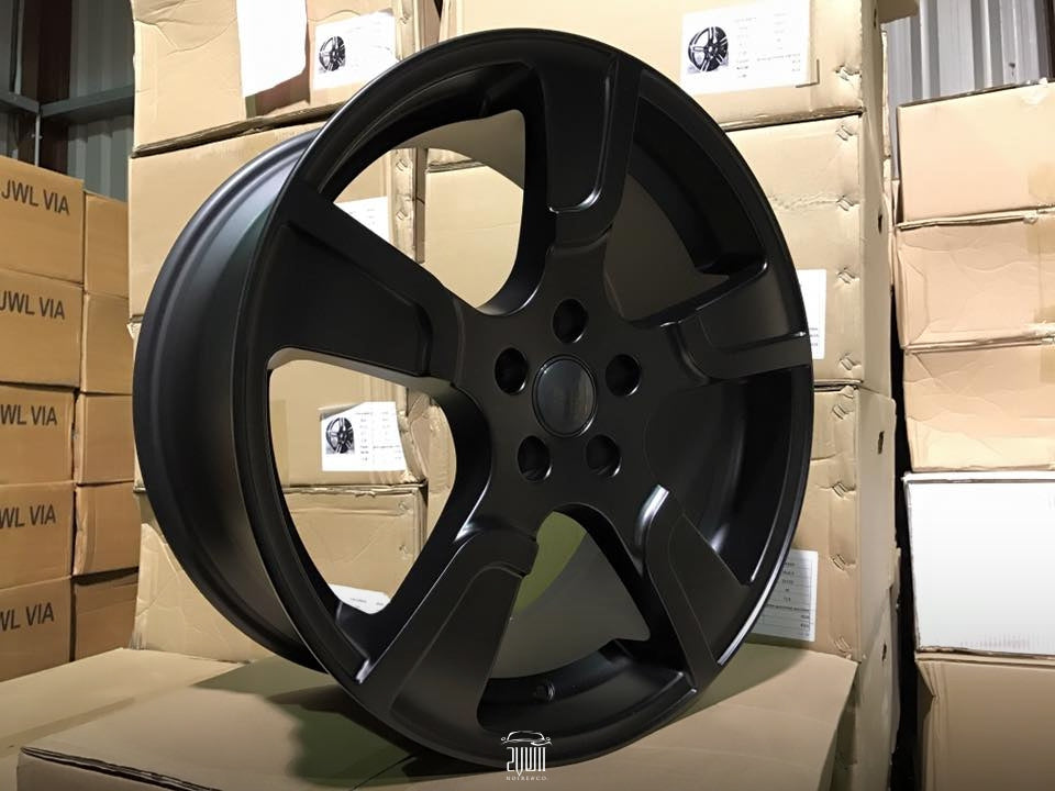 20″ VW Sportline Style Alloy Wheels – Satin Black – 950kg Load Rated