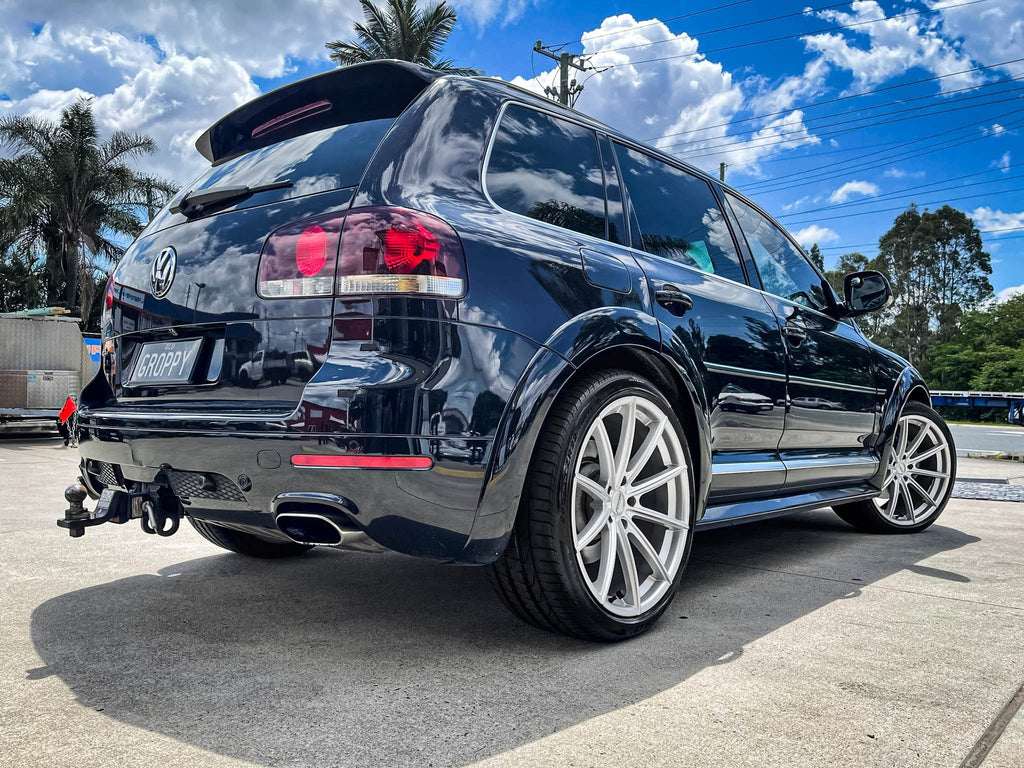 Hussla MOZ Alloy Wheels – Volkswagen Touareg Fitment | Premium Crystal Silver