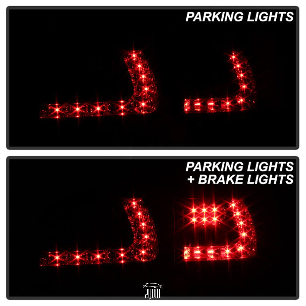 VW Touareg (2003–2010) LED Rear Tail Lights – Facelift Style Brake & Stop Lights
