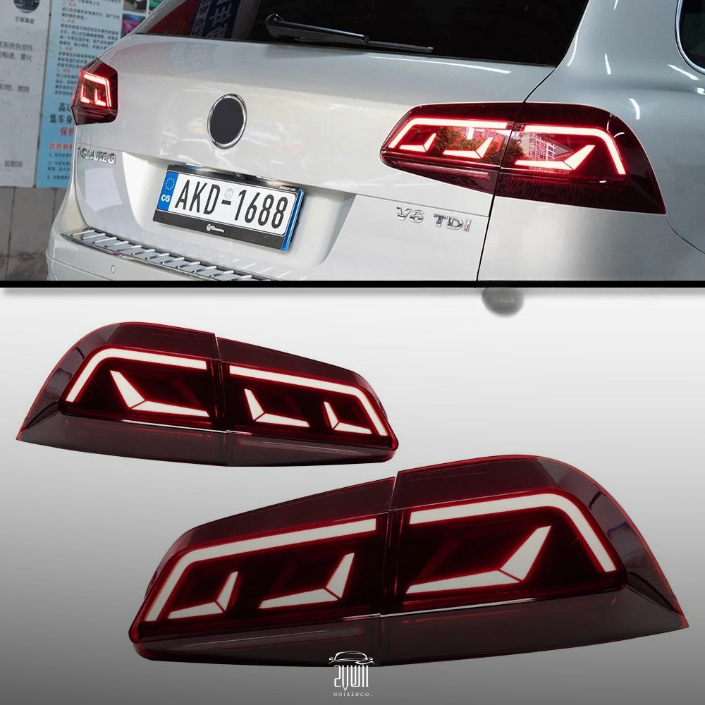 VW Touareg LED Rear Tail Light (2011–2019) – Dynamic Turn Signal, DRL & Reverse Light