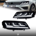 Premium LED Front Headlights for Volkswagen Touareg (2014–2019)