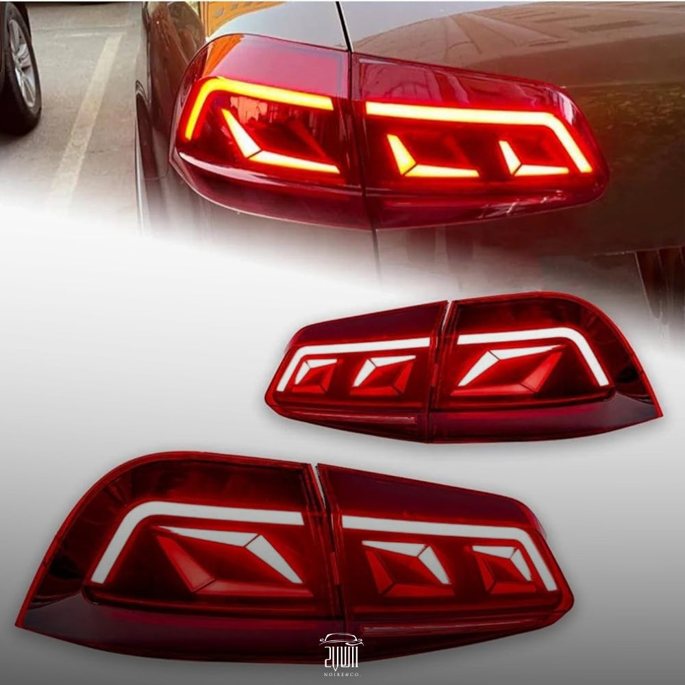 VW Touareg LED Rear Tail Light (2011–2019) – Dynamic Turn Signal, DRL & Reverse Light