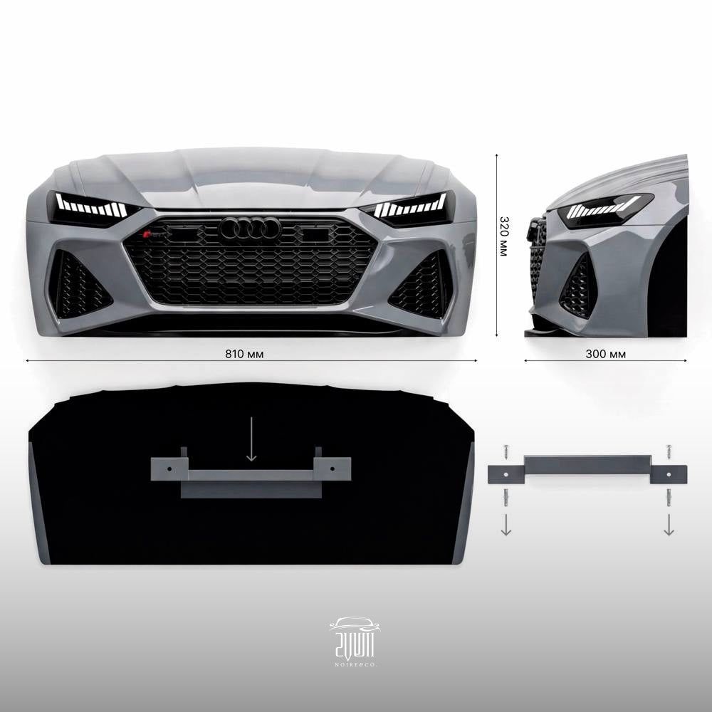 Audi RS6 Performance Front-End Wall Display By Noire&Co.