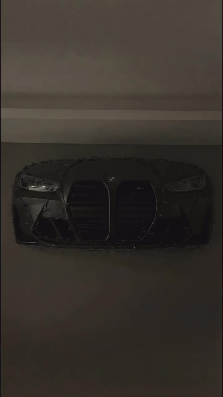 The M-series Collection BMW M8 Front-End Display by Noire&Co.